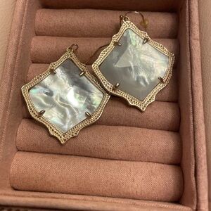 Kendra Scott Rose Gold and Mother of Pearl Earrings